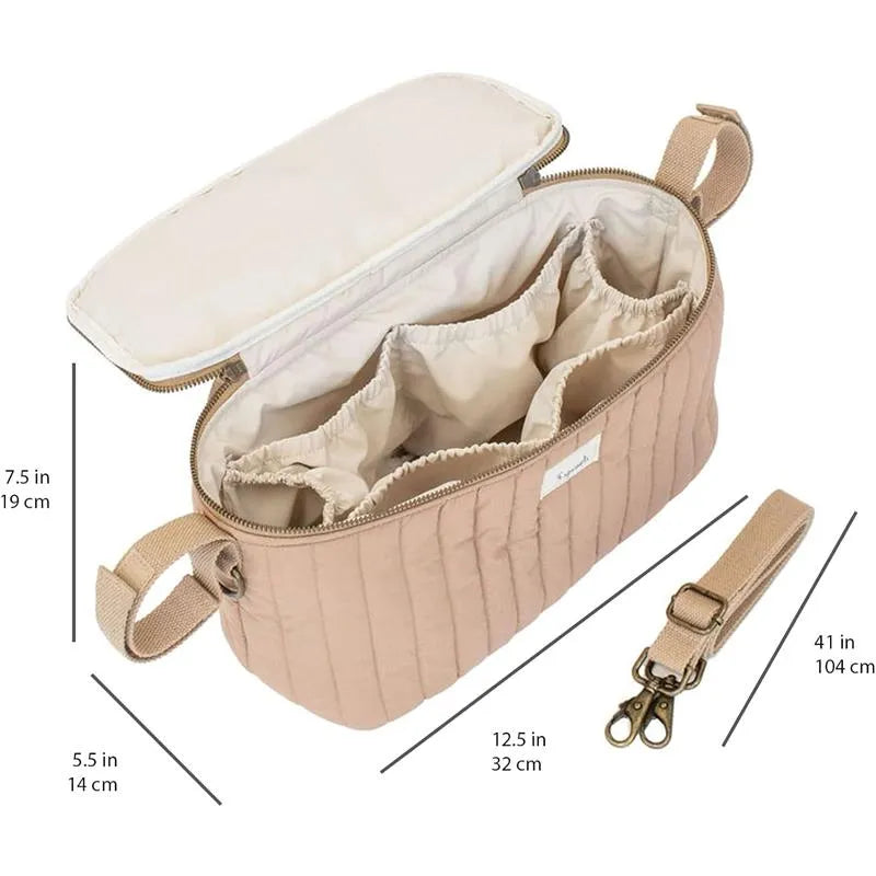 3 Sprouts - Universal Stroller Caddy Organizer, Clay Image 5