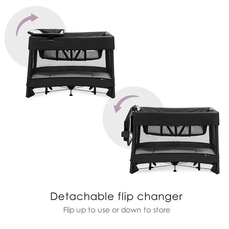 Moms Breeze Plus Portable Playard, Black - Main Image