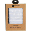 4 Moms - Breeze Waterproof Fabric Bassinet Sheet, Grey Image 5