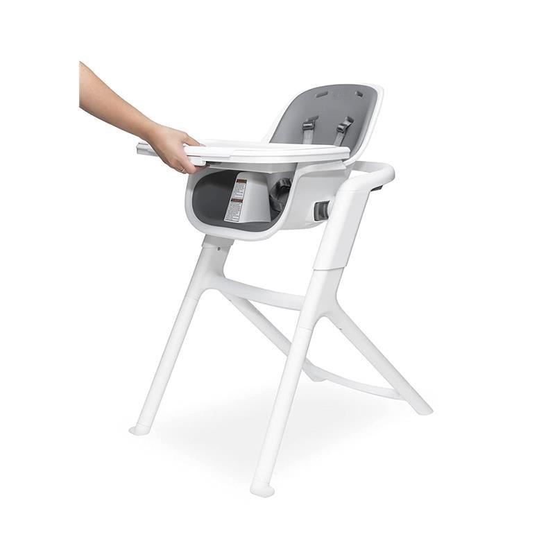 4 Moms - Connect High Chair, White/Gray Image 3