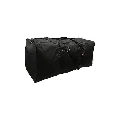 Black 40 Argo Sport Duffle Bag with adjustable shoulder strap and zipper closure, designed for travel and sports gear.