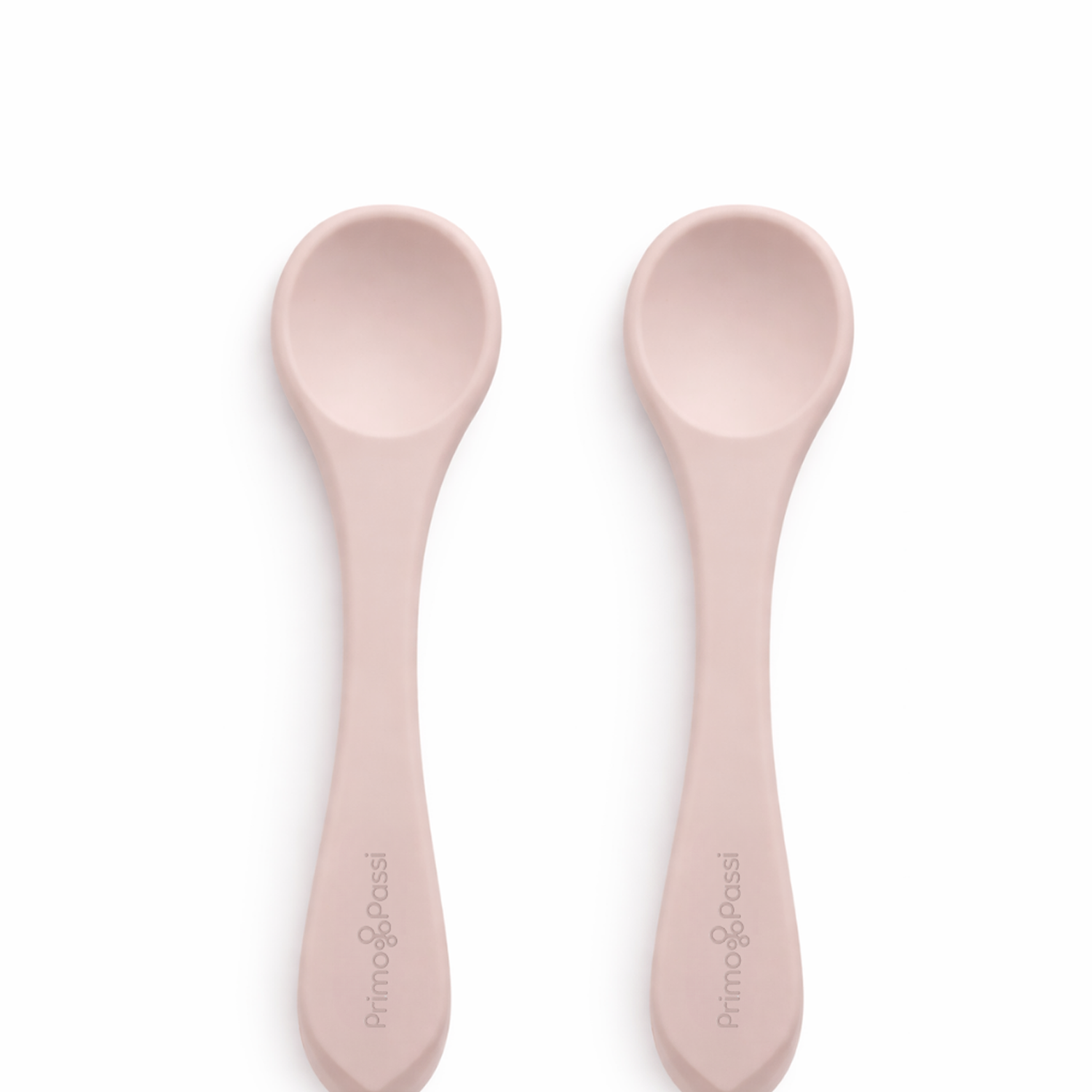 Primo Passi - Silicone Carrot Freezer + Food Feeder + Spoon 2-Pack + Suction Bowl + Suction Plate + Training Cup And Snack Cup - Rose Pink