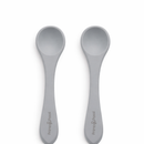 Primo Passi - Silicone Carrot Freezer + Food Feeder + Spoon 2-Pack + Suction Bowl + Suction Plate + Training Cup And Snack Cup - Senior Grey