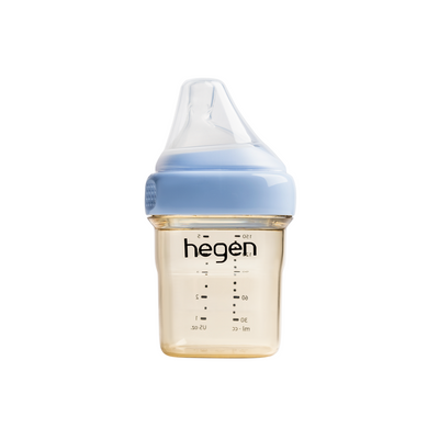 Hegen PPSU Anti-Colic Baby Bottle - 1 to 3 Months - 150ml/5oz - Blue