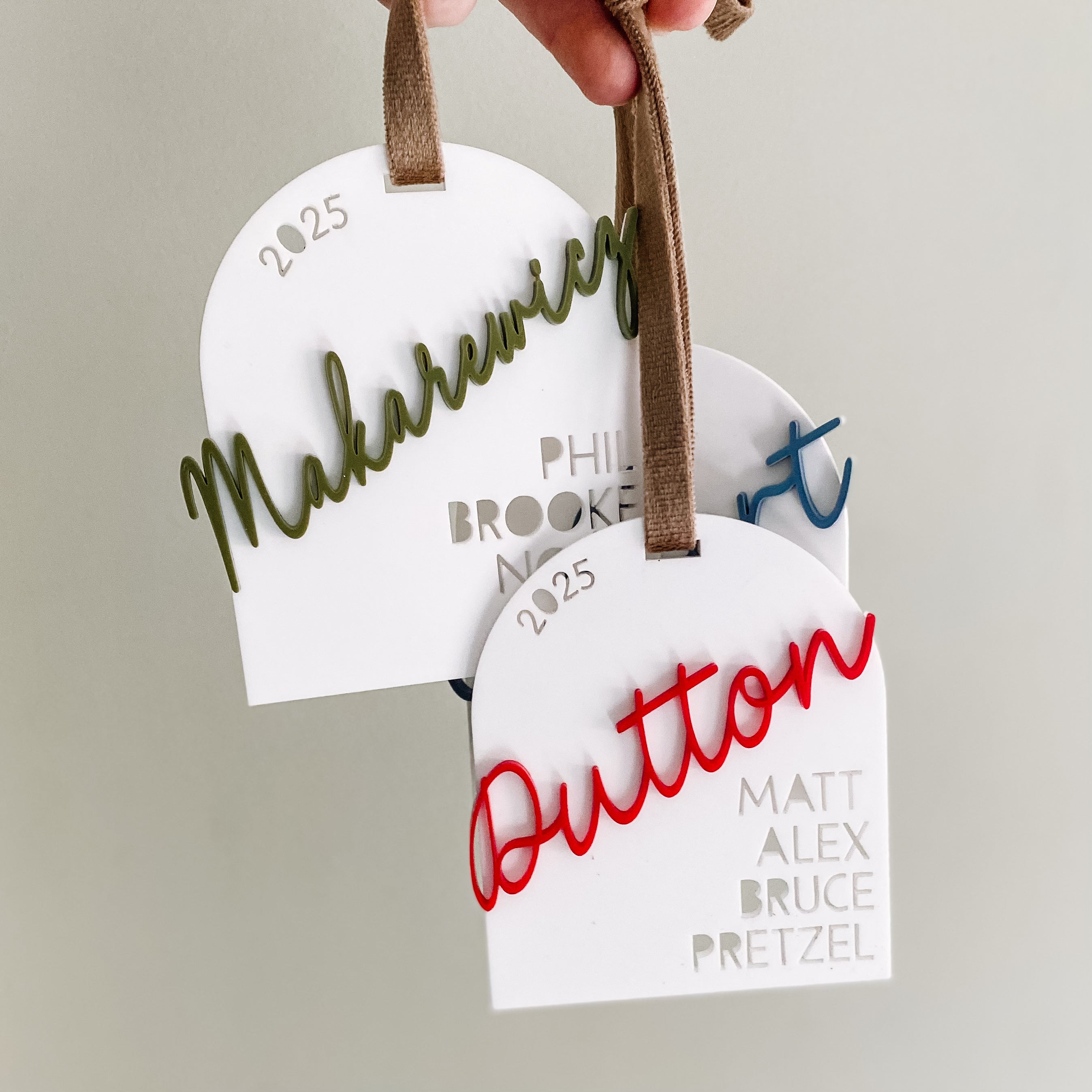 Custom Family Ornament - Acrylic Cutout