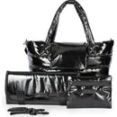 7AM Voyage - Waterproof Capri Diaper Bag with Crossbody Straps Black Polar Image 1