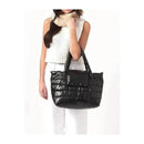 7AM Voyage - Waterproof Capri Diaper Bag with Crossbody Straps Black Polar Image 3