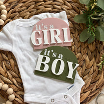 It’s a Boy/It’s a Girl Gender Reveal Sign - Full Acrylic