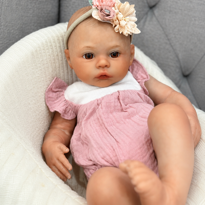 Reborn Baby Doll - White Vinyl Jocy