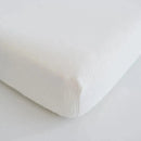 Waterproof Cotton Crib Sheet - Muslin