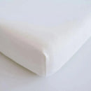 Waterproof Cotton Crib Sheet - Pearl