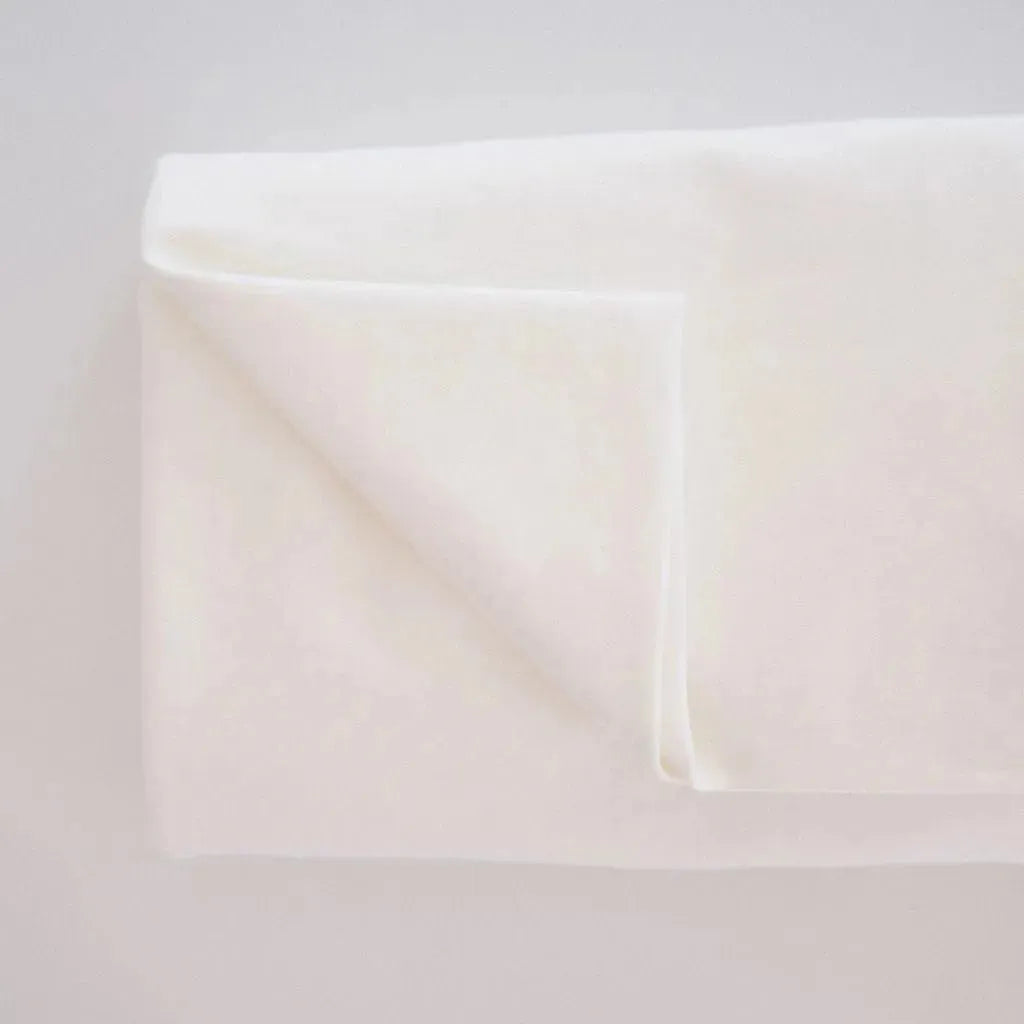Waterproof Cotton Crib Sheet - Pearl