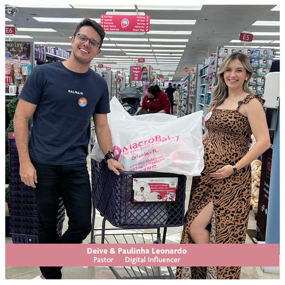 Paulinha & Deive Leonardo Baby Shopping at MacroBaby