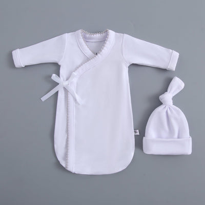 Bereavement Gown & Hat Set