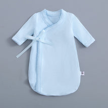 Light Blue Bereavement Gown & Hat Set