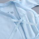 Light Blue Bereavement Gown & Hat Set