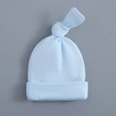Light Blue Bereavement Gown & Hat Set