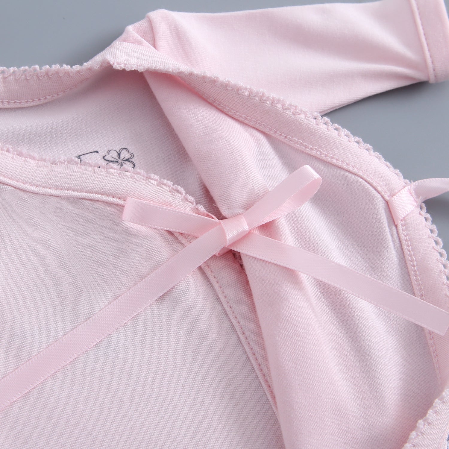 Light Pink Bereavement Gown & Hat Set
