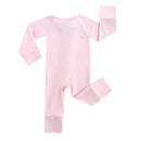Dawn Ruffled Zippered Baby Romper