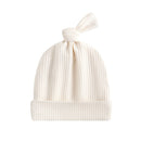 Oatmeal Ribbed Baby Beanie Hat