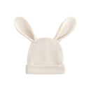 Oatmeal Ribbed Baby Bunny Beanie Hat