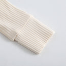 Oatmeal Ribbed Zippered Baby Romper