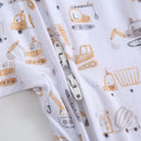 Dig This Zippered Baby Romper