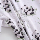 Lucky Panda Zippered Baby Romper