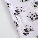 Lucky Panda Zippered Baby Romper