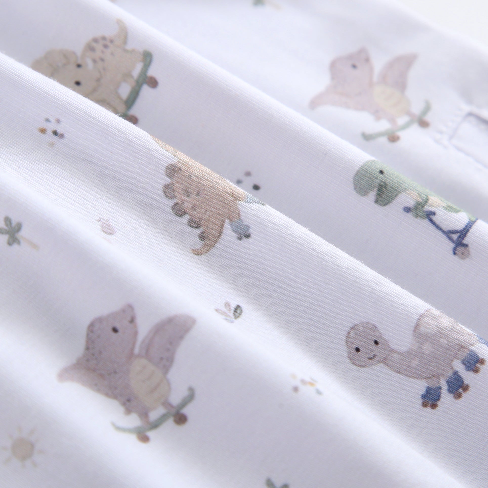 Dino Derby Zippered Baby Romper