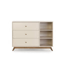 Central Park 3-Drawer, Two Shelf Nursery Dresser
