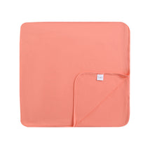 Joyful Coral Bamboo Swaddle Blanket