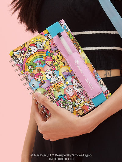 tokidoki Spiral Oliver Notebook with Reusable Pen Pocket, 20th Anniversary Celebration Image 2