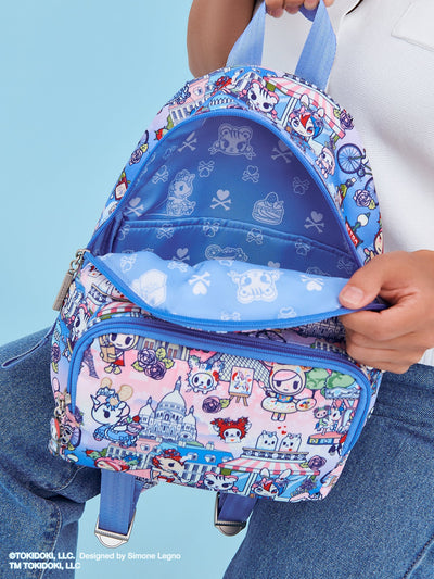 tokidoki Everyday Mini Backpack, C'est la vie à Paris Image 2