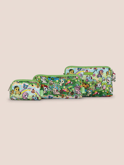 tokidoki Be Set 3-Piece Pouch Set, Meadow Blooms Image 2