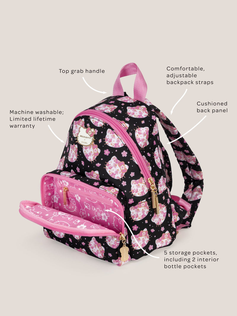 Hello Kitty® × JuJuBe Cherry Blossoms Everyday Mini Small Diaper Bag B