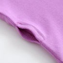 Luxie Lavender Ruffled Zipper Baby Romper