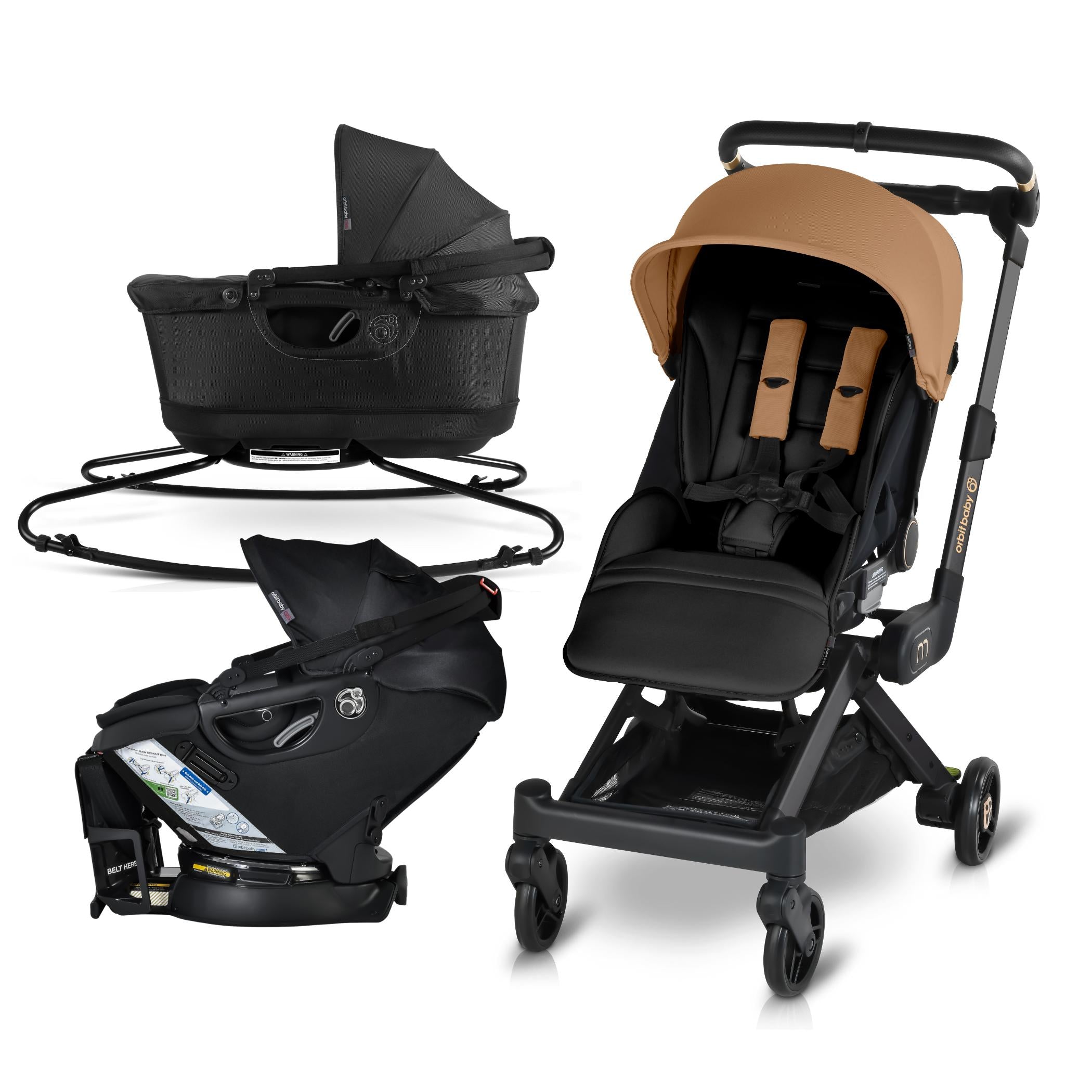 Orbit Baby M+ Stroll, Lounge, & Ride Travel System