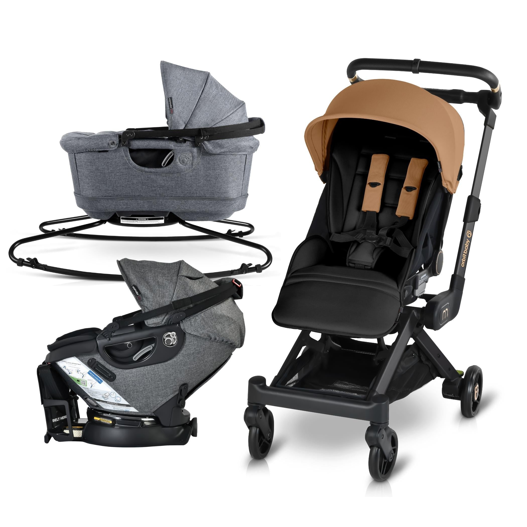 Orbit Baby M+ Stroll, Lounge, & Ride Travel System