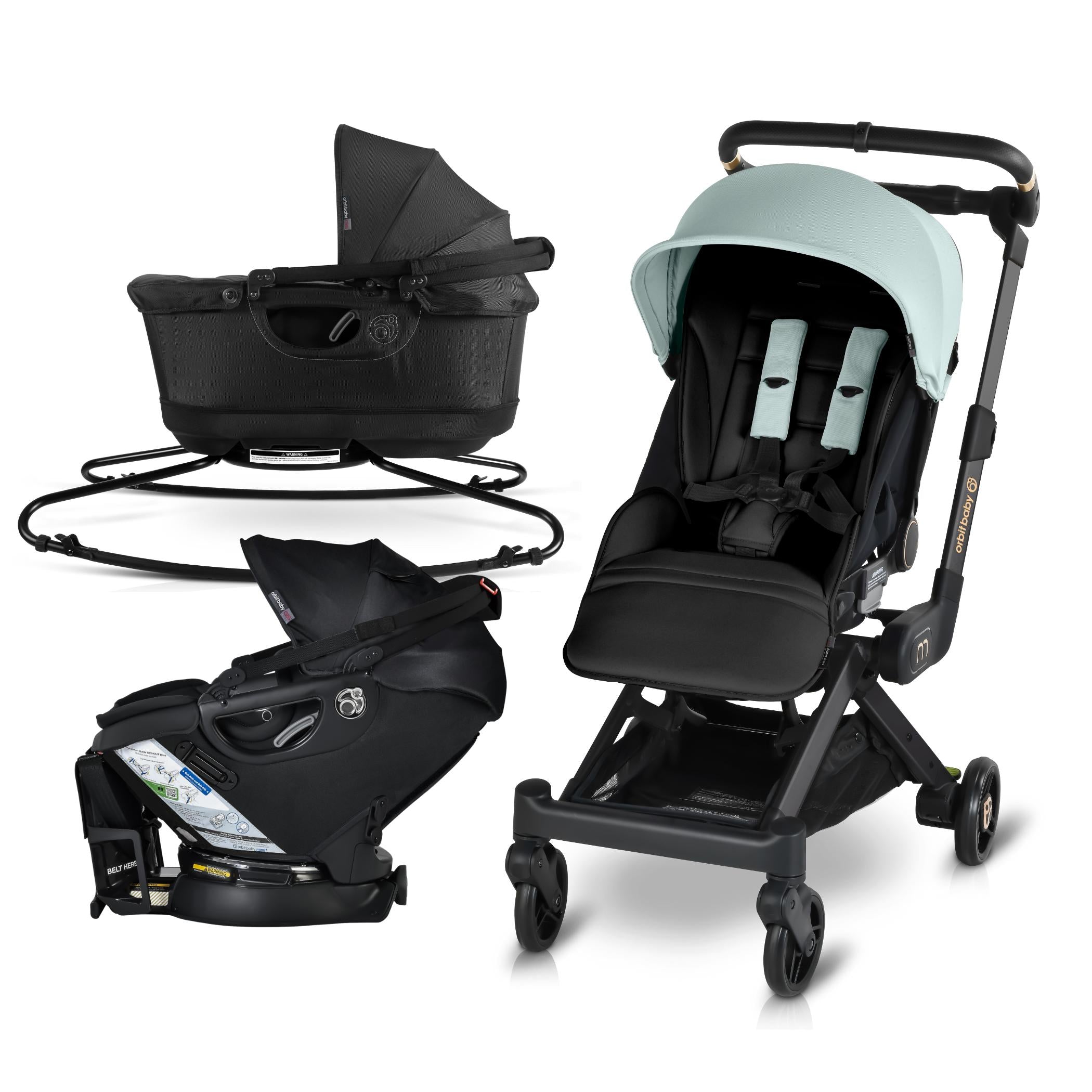 Orbit Baby M+ Stroll, Lounge, & Ride Travel System