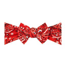 PRINTED KNOT: red bandana