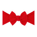 PATTERNED SHABBY KNOT: cherry / red dot