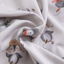 Penguins On Ice Zippered Baby Romper