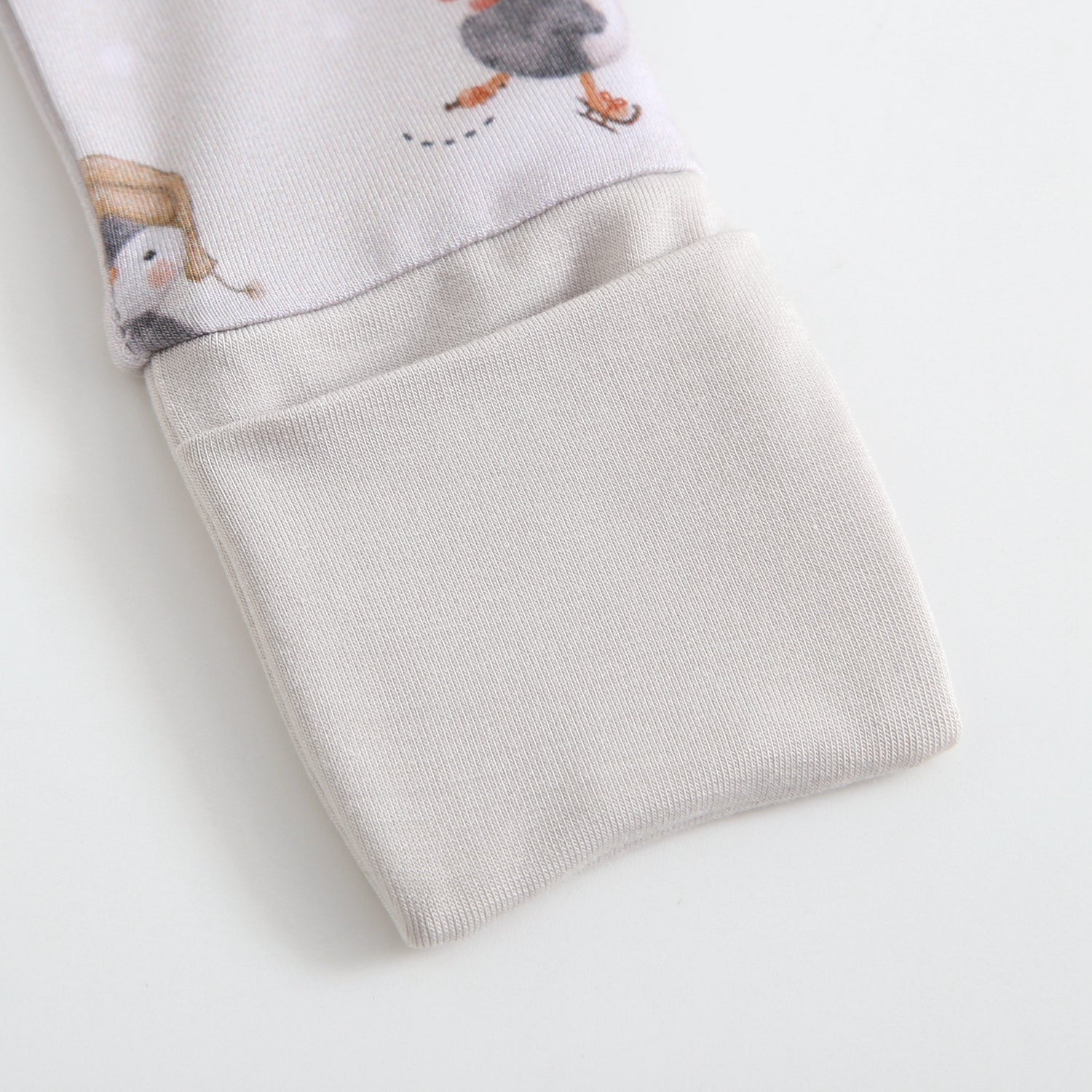 Penguins On Ice Zippered Baby Romper