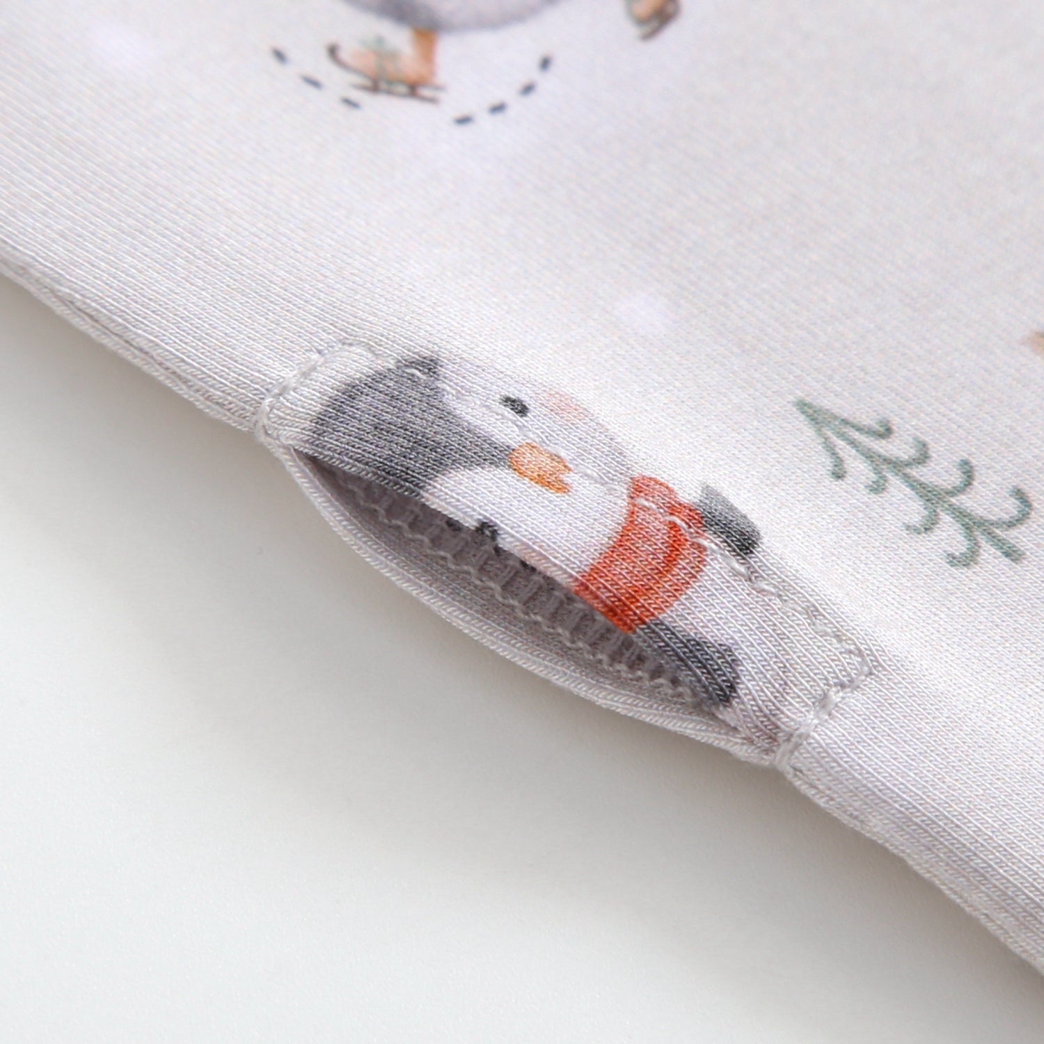 Penguins On Ice Zippered Baby Romper