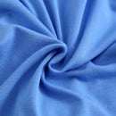 Pure Blue Zippered Baby Romper
