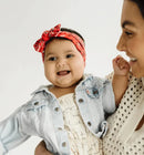 PRINTED KNOT: red bandana