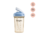 Hegen PPSU Straw Cup - 6 Months Plus - 240ml/8oz - Blue
