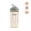 Hegen PPSU Straw Cup - 9 Months Plus - 330ml/11oz - Grey