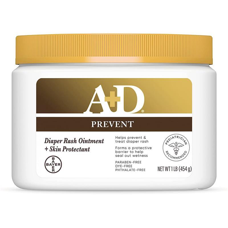 A - A+D Original Diaper Rash Ointment, 1 pound Jar Image 1